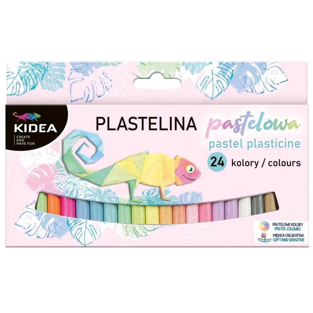 PLASTELINA 24KOL PAST KIDEA PUD DERFORM